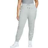 28 - Dam Byxor Nike Sportswear Essential Fleece Trousers Plus Size Women's - Dark Grey Heather/White