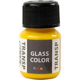 Svarta Glasfärger Creativ Company Glasfärg transparent Citrongul 35 ml