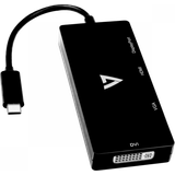 DisplayPort - Nickel Kablar V7 USB C-DVI/HDMIVGA/DisplayPort M-F Adapter