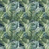 Grandeco Papperstapeter Grandeco Antigua Palm Wallpaper Green
