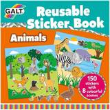 Vattenkannor Galt Reusable Sticker Book Animals