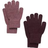 Multifärgade Vantar Barnkläder CeLaVi Magic Glitter Gloves 2-pack - Rose Brown (5863-694)