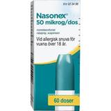 Receptfria läkemedel Nasonex 50mg 60 doser Nässpray