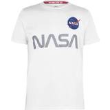 Alpha Industries Överdelar Alpha Industries NASA Reflective T-shirt - White