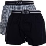 Hugo Boss Herr - Klassiska boxers Kalsonger Hugo Boss Cotton Poplin Pyjama Shorts 2-pack - Dark Blue