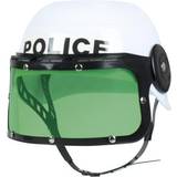 Polis - Vit Maskeradkläder Vegaoo White Police Helmet
