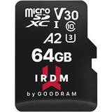 GOODRAM Minneskort GOODRAM IRDM M2AA microSDXC Class 10 UHS-I U3 V30 A2 64GB
