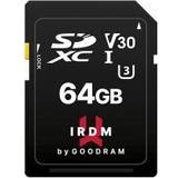 GOODRAM 64 GB Minneskort GOODRAM IRDM SDXC Class 10 UHS-I U3 V30 100/40MB/s 64GB