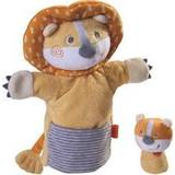 Haba Dockor & Dockhus Haba Puppet Lion with Cub