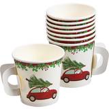 Paper Cups Christmas Car 8-pack