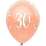 Ballonger Roséguld 30 år 6-pack