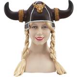 Historiska - Multifärgad Huvudbonader Bristol Novelty Women Viking Helmet With Plaits