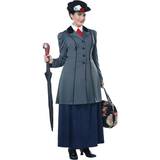 Historiska - Storbritannien Maskeradkläder California Costumes English Nanny Plus Size Movie British Fancy Dress Suit