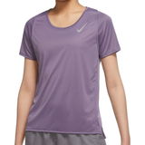 Nike Dam - Lila T-shirts Nike Dri-Fit Race Short-Sleeve Running T-shirt Women - Amethyst Smoke/Reflective Silver