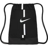 Svarta Gymnastikpåsar på rea Nike Academy Football Bag 18L - Black/White