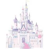 Prinsessor - Rosa Väggdekor RoomMates Disney Princess Castle Giant Wall Decal with Glitter