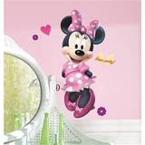 Musse Pigg - Rosa Väggdekor RoomMates Minnie Mouse Bow Tique Giant Wall Decal