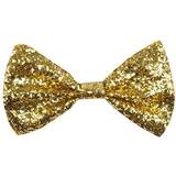 Guld Tillbehör Boland Bow Tie Glitter Gold