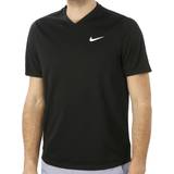 Polyester T-shirts & Linnen Nike Court Dri-FIT Victory Tennis T-shirt Men - Black/Black/White