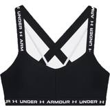 Under Armour Crossback Sports Bra - Black/White