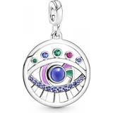 Medaljong smycke Pandora Me The Eye Medallion - Silver/Multicolour