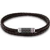 Tommy Hilfiger Armband Tommy Hilfiger Wrap Double Braided Bracelet - Silver/Brown