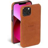 Krusell Bruna Mobilfodral Krusell Leather Cover for iPhone 13