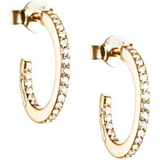 Efva Attling Guld Örhängen Efva Attling Star Hoops Earrings - Gold/Diamonds