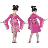 Th3 Party Geisha Costume for Children Fuchsia Pink