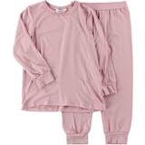Joha Nattplagg Barnkläder Joha Pyjama Set - Pink w. Lace (51911-345-15635)