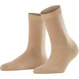 Cashmere - Dam Strumpor Falke Cosy Wool Women Socks - Camel