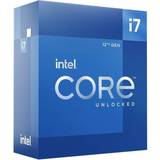 12 - Intel Socket 1700 Processorer Intel Core i7 12700K 3.6GHz Socket 1700 Box without Cooler