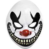 Plast Heltäckande masker Amscan Halloween Circus Clown Party Mask