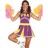 Fiestas Guirca Cheerleader Kostym för Kvinnor Lilac