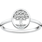 Thomas Sabo Charm Club Tree of Love Ring - Silver/Transparent