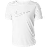 XS T-shirts Barnkläder Nike Dri-Fit One Short-Sleeve Training T-shirt Kids - White/Black