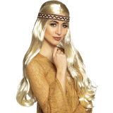 Blond - Hippies Maskeradkläder Boland Harmony Wig