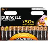 AA (LR06) Batterier & Laddbart Duracell AA Plus Power 12-pack