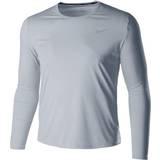 Nike Dri-FIT Miler Long-Sleeve Running Top Men - Grey