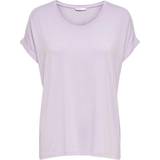 Lila - Lös Överdelar Only Moster Loose T-shirt - Purple/Lavender Frost