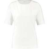 Gerry Weber Bomull - Dam T-shirts Gerry Weber Top With Trim On Neckline - Off White