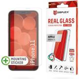 Displex Mobiltillbehör Displex 2D Real Glass Screen Protector + Case for iPhone 11