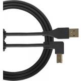 Gröna - USB A-USB B - USB-kabel Kablar UDG Angled USB A-USB B 2.0 1m