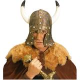 Brun - Vikingar Huvudbonader Widmann Barbarian Bronze Helmet