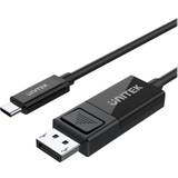Unitek Kablar Unitek USB C-DisplayPort 1.4 1.8m