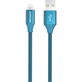 Beige - Skärmad Kablar GreyLime Braided USB A-Lightning 1m