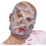 Mumier Maskerad Masker Folat Mummy Halloween Mask