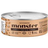 Monster Burkar - Katter Husdjur Monster Cat Adult Single Protein Turkey 0.1kg