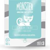 Monster Katter - Kattsand Husdjur Monster Cat Litter Ocean Fresh 10L