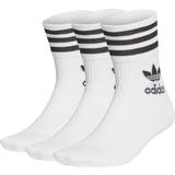 adidas Originals Mid Cut Crew Socks 3-pack - White/Black